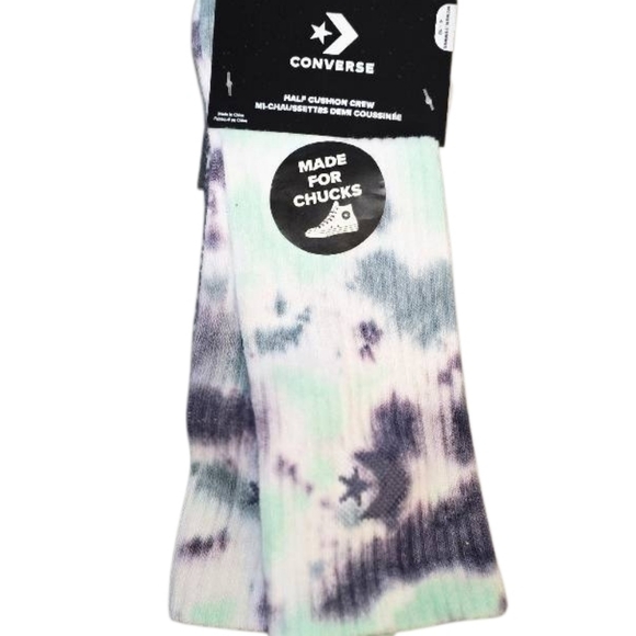 Converse Half Cushion Tie Dye Crew Sock - Picture 1 of 7